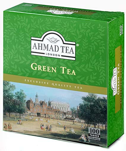 AHMAD GREEN TEA 100TB (TAG)